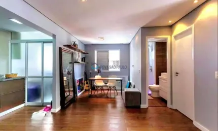 Metrô conceição, 1 dormitórios e 1 vaga, com sala ampliada em andar alto!