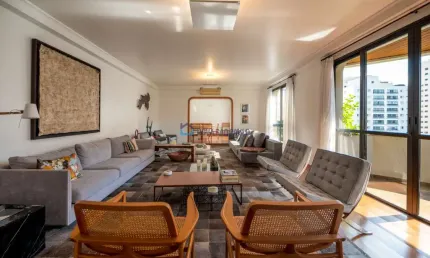 Apartamento na vila nova conceiçao com 377m², com 03 suites