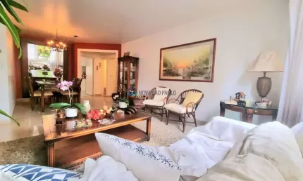 Apartamento 132 m² 03 dormitórios 01 suíte 01 vaga - moema pássaros
