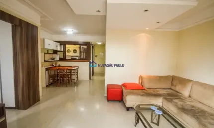 Apartamento vila gumercindo. 3 dormitórios, suíte. 2 vagas. mobiliado.