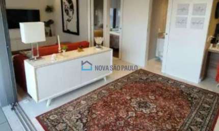 Apartamento Brooklin Paulista com 82m²,  1 dormitório suíte , 2 vagas de garagem !
