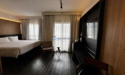 Flat com 1 quarto à venda na Alameda Santos, --, Cerqueira César, São Paulo