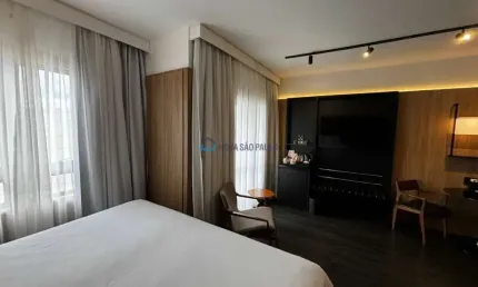 Flat com 1 quarto à venda na Alameda Santos, --, Cerqueira César, São Paulo