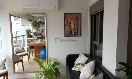 Apartamento moderno, 2 quartos (1 suíte), 2 vagas em mirandópolis.