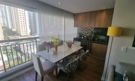 Apartamento planejado, Varanda Gourmet,2 vagas, lazer ! 8 min (700m) a pé ao Metrô  Praça da Árvore