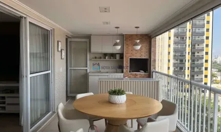 Apartamento à venda mobiliado 3 suítes 2 vagas na vila gumercindo