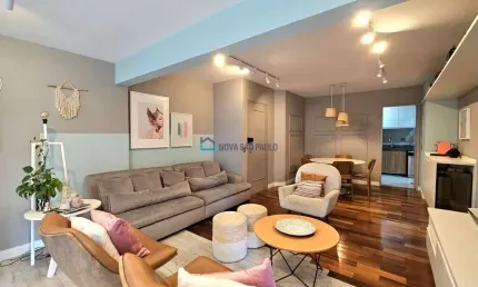 Apartamento 98m²! Ótima localização, 3 dormitórios, suíte, lavabo, 2 vagas demarcadas e lazer total.