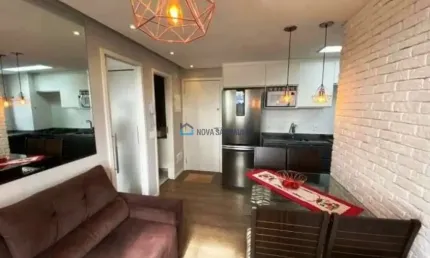 Apartamento 2 dormitórios 1 vaga garagem semi novo Cambuci