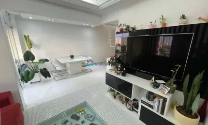 Cobertura Duplex de 120m²  2 dormitórios 1 suíte  e 1 vaga