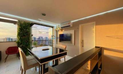 Cobertura com 2 Quartos à venda na Vila Andrade, 120m², sala ampliada, 2 vagas