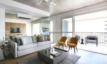Apartamento Cidade Monções com 70m² - 1 Dormitório, 1 Vaga