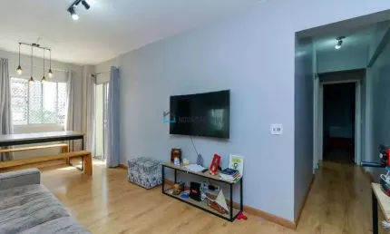 Apartamento no Brooklin 78m², com 2 dormitórios, 2 banheiros