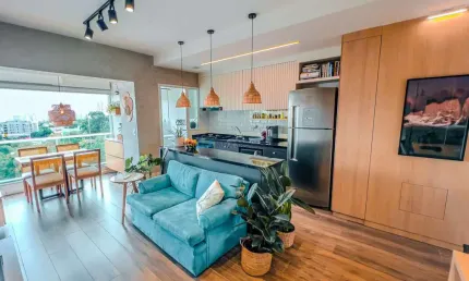 Apartamento à venda no campo belo/1 dormitório / mobiliado / próximo ao aeroporto de congonhas