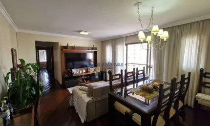 Apartamento de 98m², com três dormiotórios na Saúde, próximo ao metrô