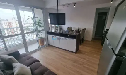 Apartamento 48,20m² entrar e morar,2dormitórios varanda ,sem vaga, lazer! ao lado do metrô conceição