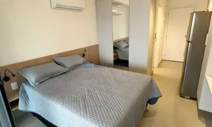 Apartamento mobiliado à venda com 27 m², 1 quarto, sacada, na Vila Mariana