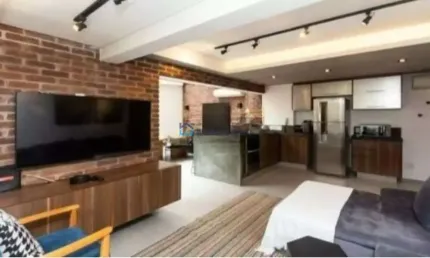 Jardim paulista p/ venda apto garden mobiliado suíte 1 vaga lazer total