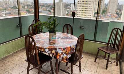 Cobertura 190m², Vila Gumercindo,  800 metros do metro Alto do Ipiranga