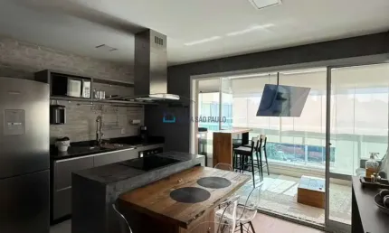 Apartamento mobiliado à venda jardim aeroporto/ campo belo 43m2, 1 vaga