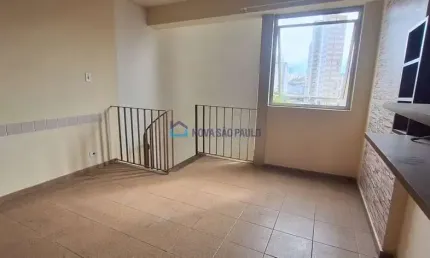 Duplex de 42m² com 1 dormitório na bela vista, com vaga e banheira