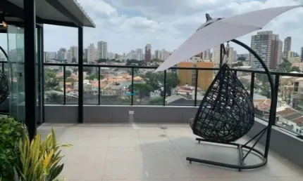 Cobertura 178m², 3 quartos sendo 2 suítes - Mirandópolis