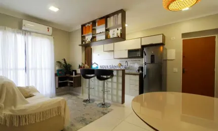Apartamento com 1 dormitório e 1 vaga + depósito, próximo ao metrô praça da árvore.