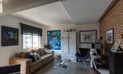 Vila Nova Conceição  - Apartamento  de 90m²  Andar alto   1 dormitório e 1 vaga