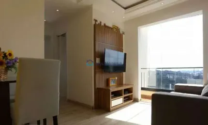 Jardim celeste - apartamento  47m²  2 dormitórios e 1 vaga