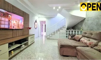 Sobrado com 3 dormitórios à venda, 235 m² por R$ 820.000,00 - Jardim Oriental - Santo André/SP