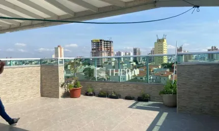 Cobertura com 3 dormitórios à venda, 160 m² por R$ 950.000,00 - Parque das Nações - Santo André/SP
