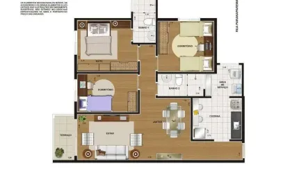 Apartamento à venda, 77 m² por r$ 530.000,00 - vila assunção - santo andré/sp