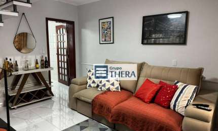 Sobrado com 2 dormitórios, 123 m² - venda por R$ 750.000,00 ou aluguel por R$ 5.242,00/mês - Vila Bastos - Santo André/SP