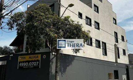 Cobertura com 2 dormitórios para alugar, 80 m² por R$ 2.413,17/mês - Vila Homero Thon - Santo André/SP