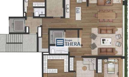 Apartamento com 3 dormitórios à venda, 211 m² por R$ 6.902.000,00 - Jardim Paulista - São Paulo/SP