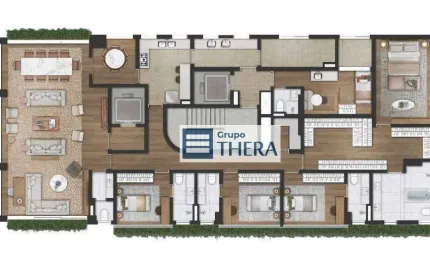 Apartamento com 4 dormitórios à venda, 288 m² por R$ 10.740.000,00 - Jardim Paulista - São Paulo/SP