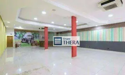 Salão para alugar, 281 m² por r$ 12.630,00/mês - jardim - santo andré/sp