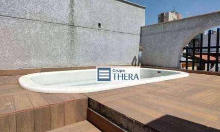 Apartamento Triplex para alugar, 142 m² por R$ 3.851,19/mês - Campestre - Santo André/SP