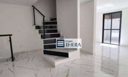 Apartamento Triplex com 3 dormitórios à venda, 142 m² por R$ 880.000,00 - Campestre - Santo André/SP