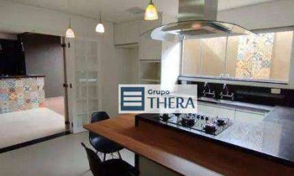 Sobrado com 5 dormitórios para alugar, 210 m² por R$ 7.161,00/mês - Vila Assunção - Santo André/SP