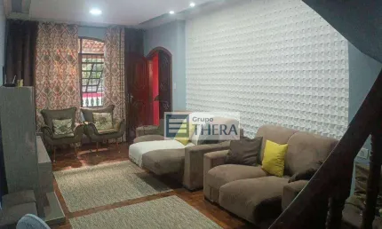 Sobrado com 3 dormitórios à venda, 244 m² por R$ 640.000,00 - Parque Marajoara - Santo André/SP