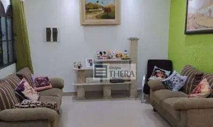 Sobrado com 3 dormitórios à venda, 128 m² por R$ 670.000,00 - Campestre - Santo André/SP