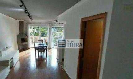 Apartamento com 1 dormitório para alugar, 104 m² por R$ 3.602,28/mês - Jardim - Santo André/SP