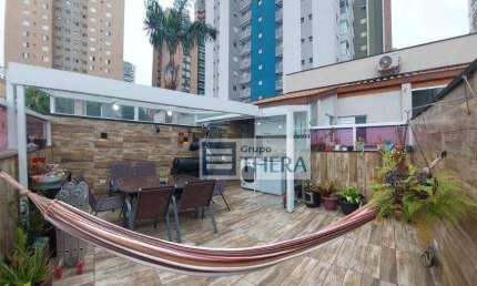Cobertura com 3 dormitórios à venda, 180 m² por R$ 640.000,00 - Campestre - Santo André/SP