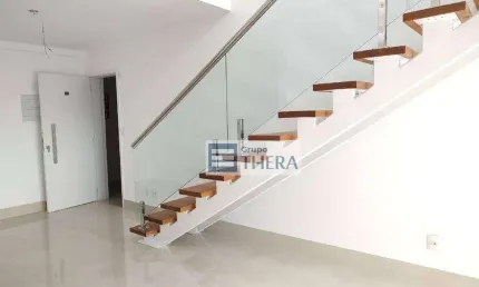 Cobertura com 2 dormitórios para alugar, 124 m² por R$ 5.934,60/mês - Jardim - Santo André/SP