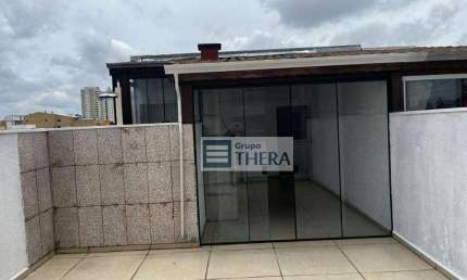 Cobertura com 2 dormitórios à venda, 104 m² por R$ 550.000 - Campestre - Santo André/SP