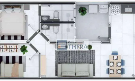 Cobertura com 2 dormitórios à venda, 64 m² por R$ 595.000,00 - Paraíso - Santo André/SP