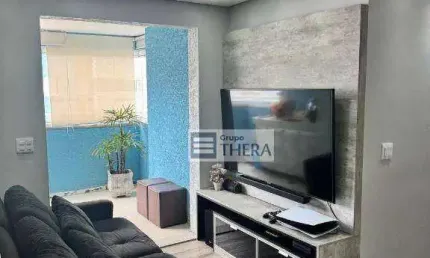 Apartamento com 2 dormitórios à venda, 60 m² por R$ 490.000 - Vila Valparaíso - Santo André/SP