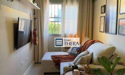 Apartamento para alugar, 58 m² por R$ 3.724,00/mês - Vila Valparaíso - Santo André/SP