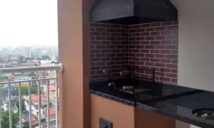 Apartamento com 2 dormitórios para alugar, 65 m² por R$ 3.157,75 - Vila Leopoldina - Santo André/SP