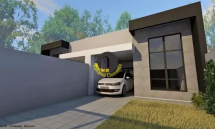 Casa nova de 102m² à venda no bairro Cruzeiro, cidade de São José dos Pinhais -P